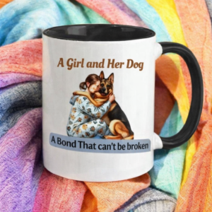 A Girl and her Dog Bond that Can't be Broken | Coffee Mug