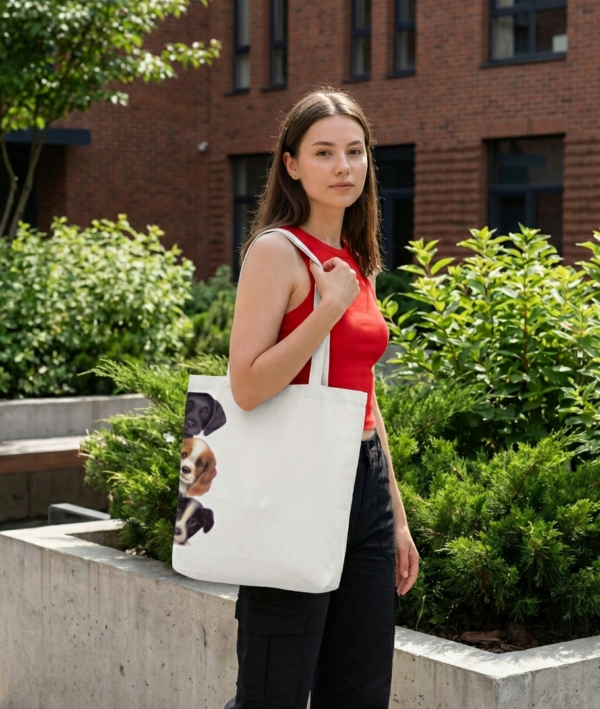 Minimal & Trendy Tote Bags for Women Unisex AOP Totebag Zipper